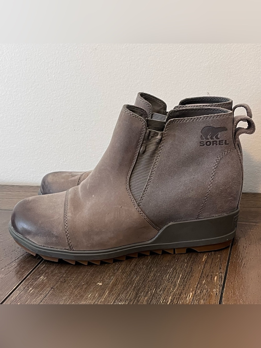 Sorel Evie Pull On Wedge Booties Womens 8.5 - Picture 6 of 8